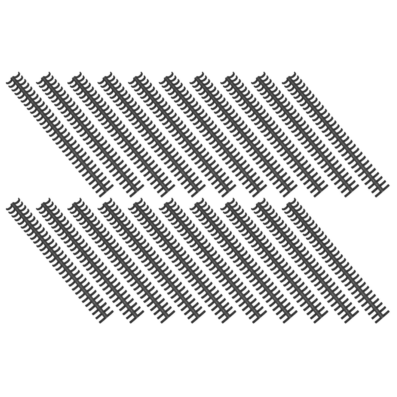 Binding Comb Plastic - 20개입 스프링 제본용 링, 플라스틱 콤형,