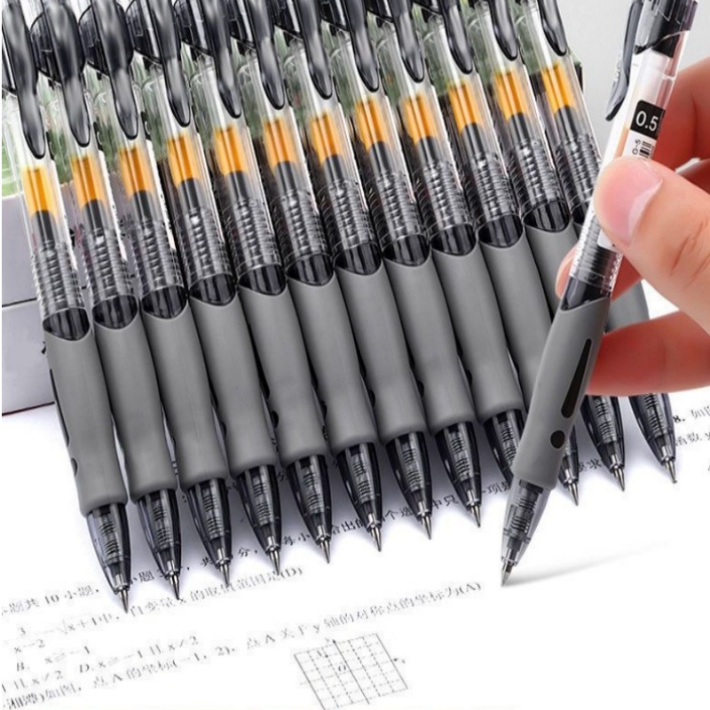 Stationery Warehouse - 13/30개입 리트랙터블 젤 펜 세트, 검정/빨강/파랑