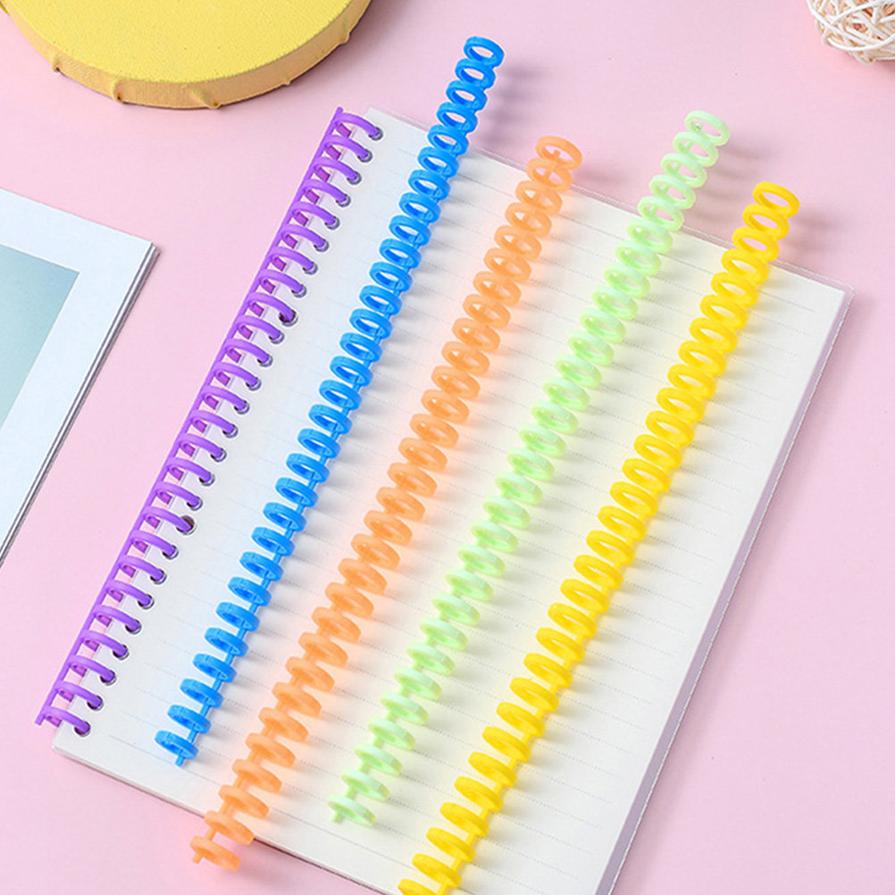 Binding Comb Plastic - 10개입 플라스틱 제본용 스프링, 노트 제작용,