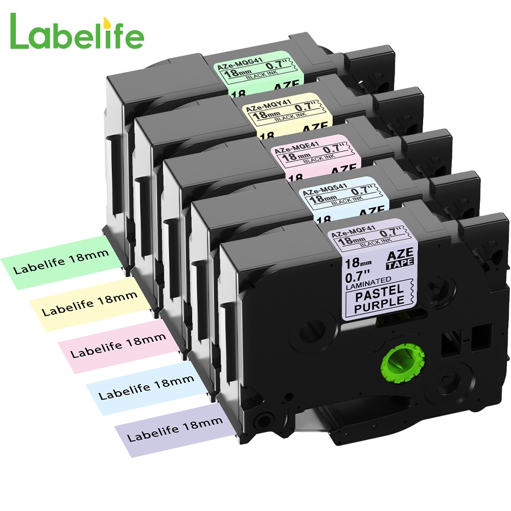 Label Printer Tape - 브라더 P-터치 라벨 메이커 호환 매트