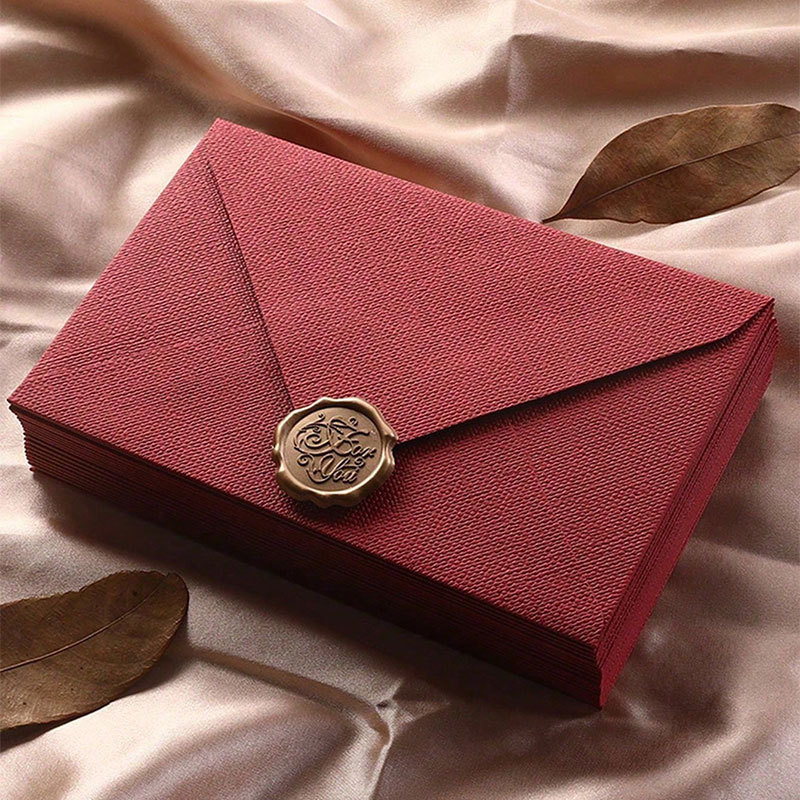 10 세트 16x11cm 인사말 카드 리넨 질감 봉투  - Wax Seal Stamp Kit 리뷰 및 가격