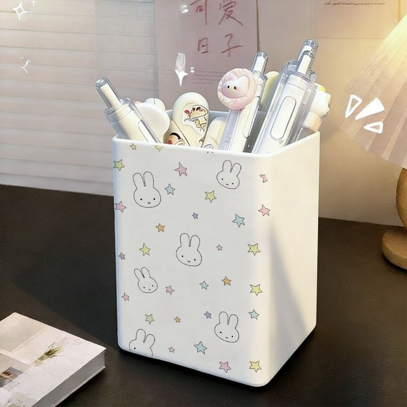 새로운 미피 토끼 데스크탑 펜 홀더 창의적인 만화 문구 - Stationery Warehouse 리뷰 및 가격