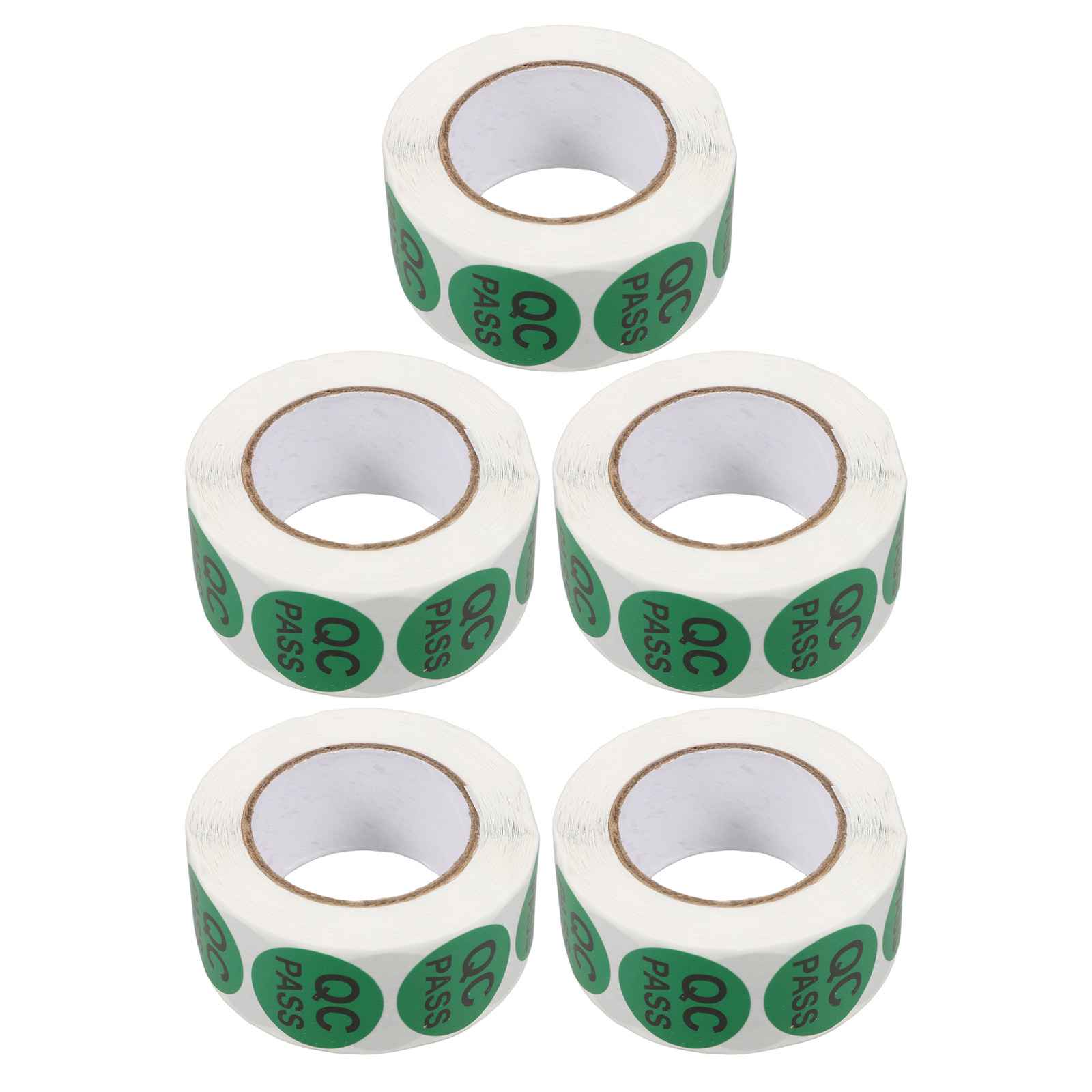 5개들이 품질 관리 스티커, 원형 재고 관리 라벨, 녹 - Sticker Label Roll 리뷰 및 가격