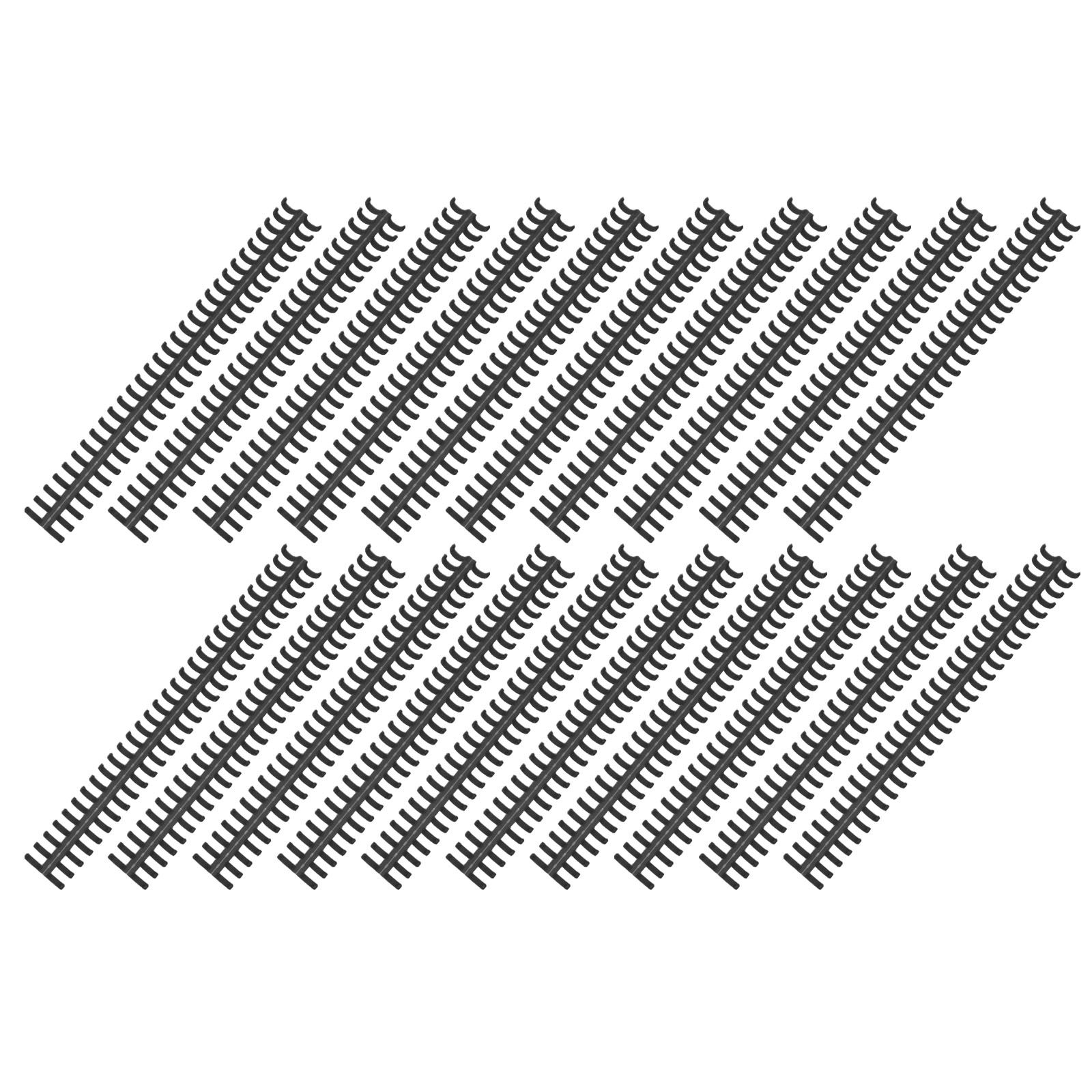 20개입 스프링 제본용 링, 플라스틱 콤형, 검은색,  - Binding Comb Plastic 리뷰 및 가격