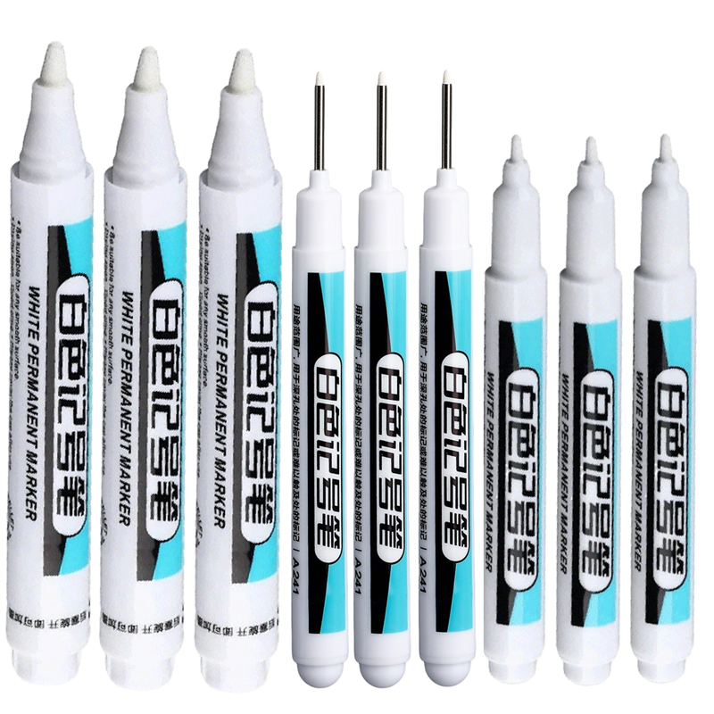 1-20Pcs 긴 헤드 흰색 잉크 영구 마커 펜 세트  - Whiteboard Marker Set 리뷰 및 가격