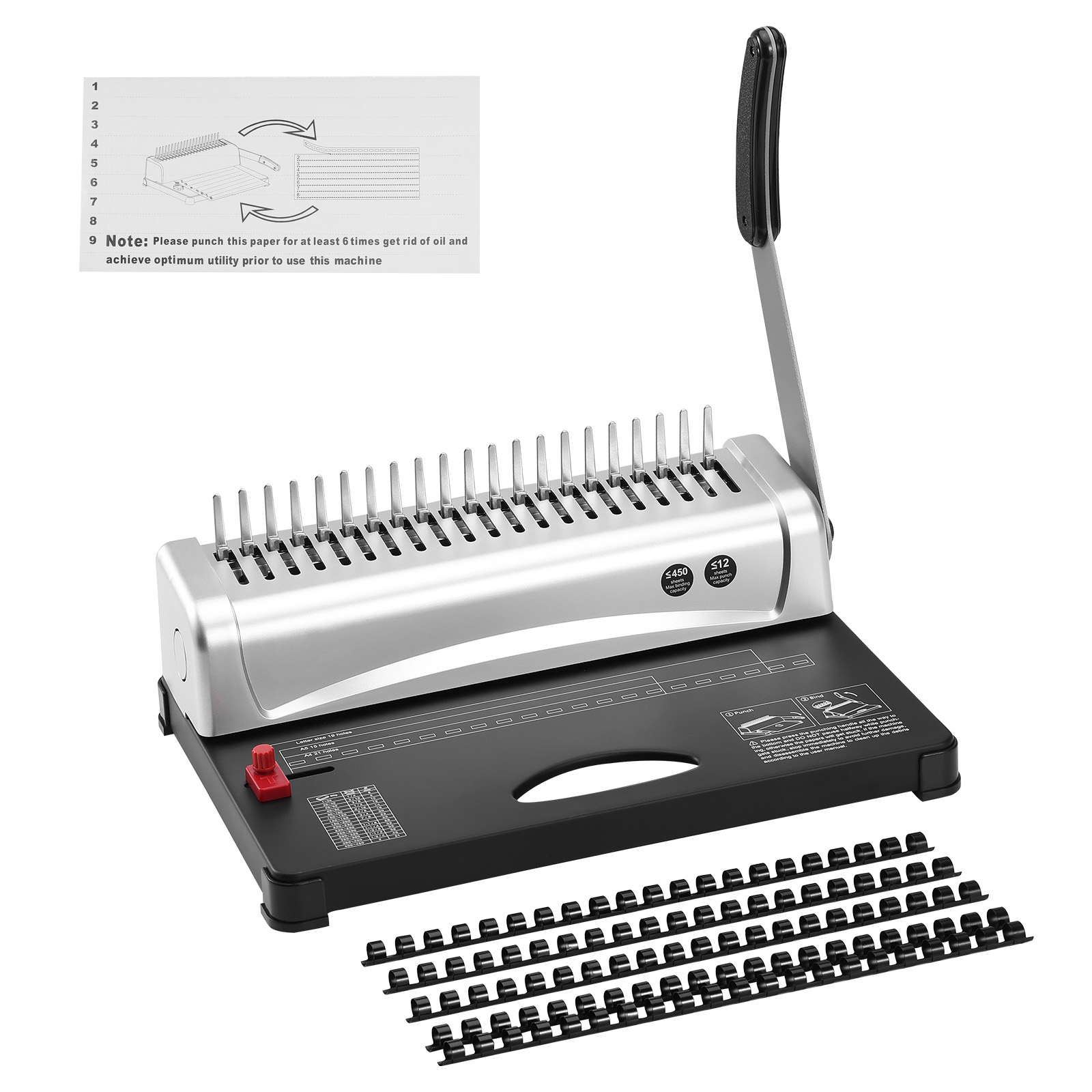 VEVOR 제본기, 21개의 구멍이 있는 제본기, 45 - Binding Comb Plastic 리뷰 및 가격