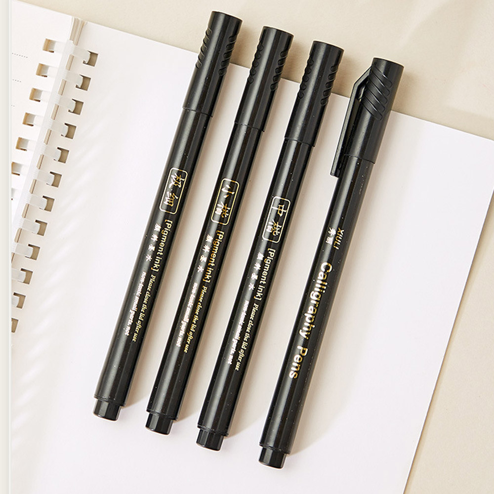 4pc 브러시 펜 서예 펜 중국어 단어 학습 편지지 학 - Stationery Warehouse 리뷰 및 가격