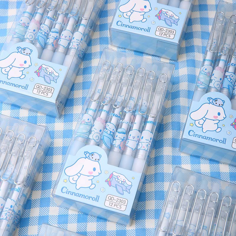 6-12Pcs 정품 Sanrio 시리즈 0.5MM 젤  - Stationery Warehouse 리뷰 및 가격