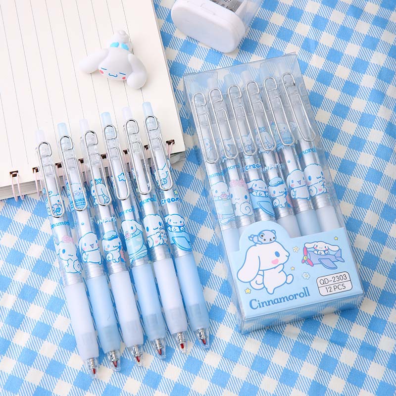 6-12Pcs 정품 Sanrio 시리즈 0.5MM 젤  - Stationery Warehouse 리뷰 및 가격