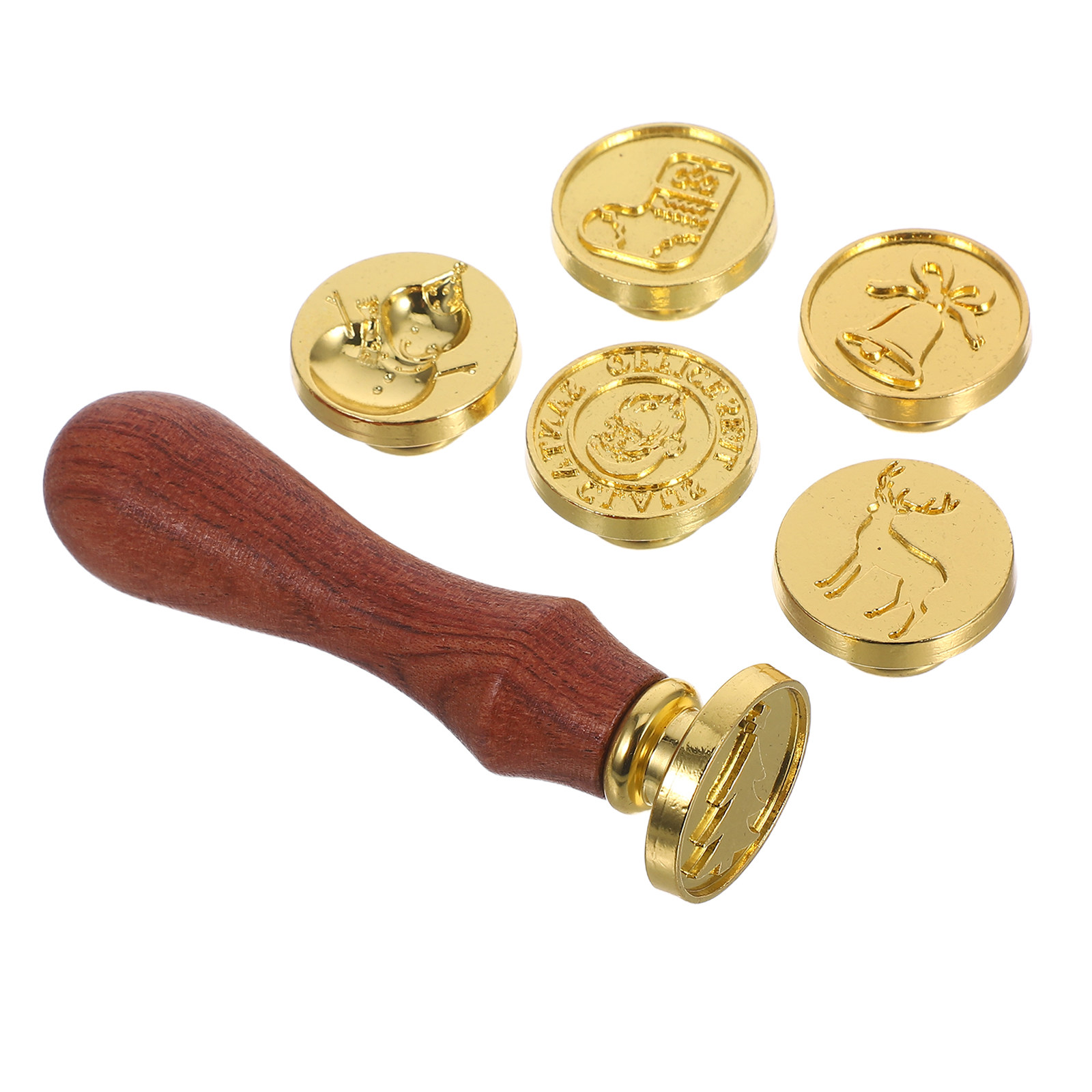 1세트 빈티지 왁스 씰 스탬프 세트, 크리스마스 패턴, - Wax Seal Stamp Kit 리뷰 및 가격