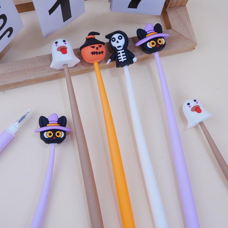 귀여운 디자인의 젤 펜을 도매로 판매합니다. 할로윈 테 - Office Supply Office Stationery Items 리뷰 및 가격
