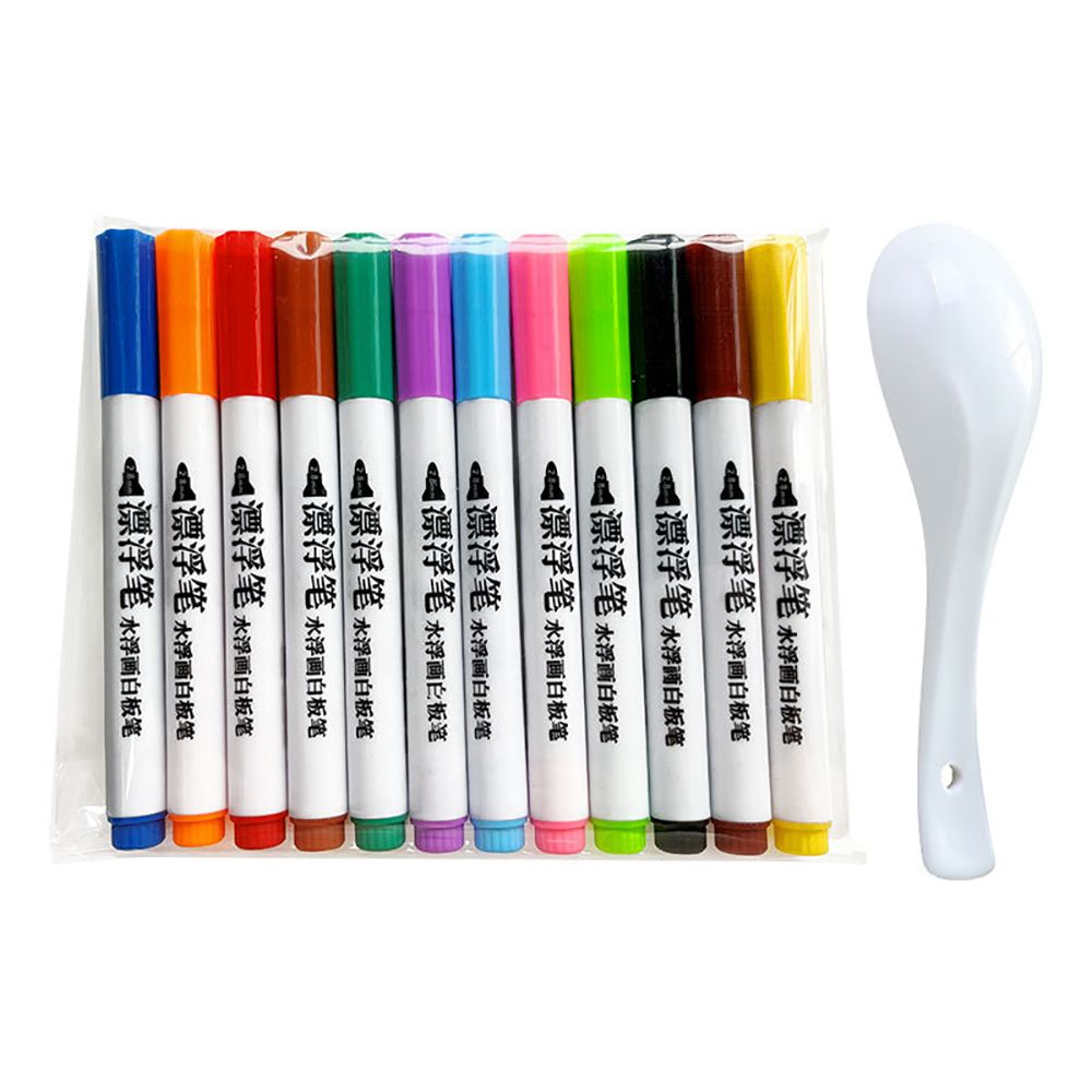 4/8/12 색상 세라믹 스푼 물 그림 매직 낙서 펜  - Whiteboard Marker Set 리뷰 및 가격