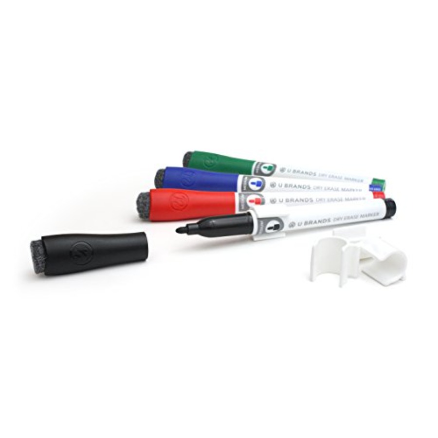 지우개가 있는 파인팁 드라이 이레이즈 마커, 마커 클립 - Whiteboard Marker Set 리뷰 및 가격