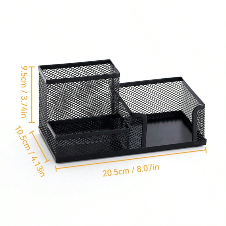 블랙 메탈 메시 소재의 데스크탑 정리대, 다층 펜꽂이, - Office Supply Office Stationery Items 리뷰 및 가격